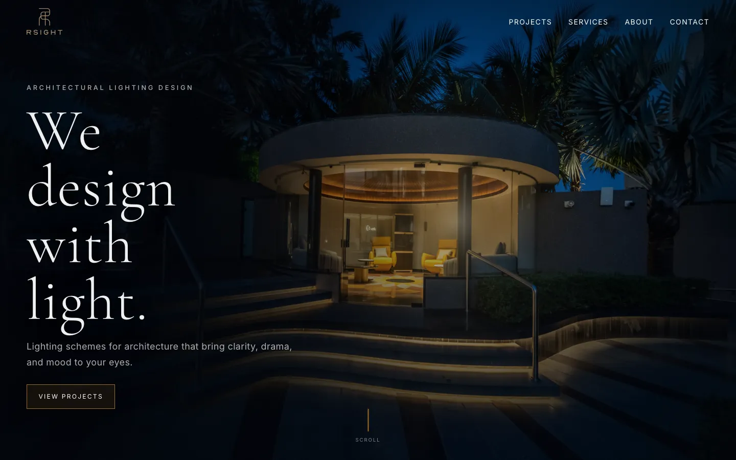 RSiGHT Architectural Lighting homepage preview